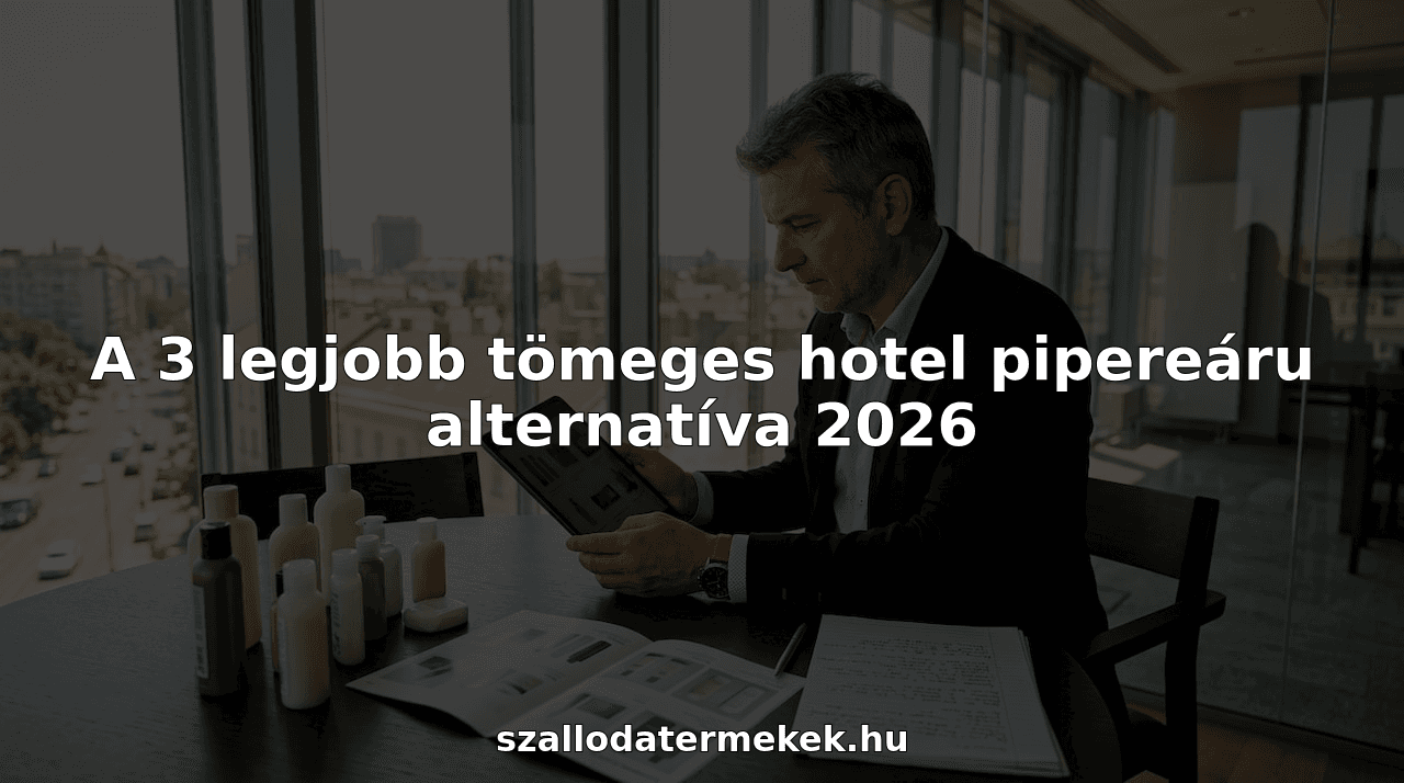 A 3 legjobb tömeges hotel pipereáru alternatíva 2026