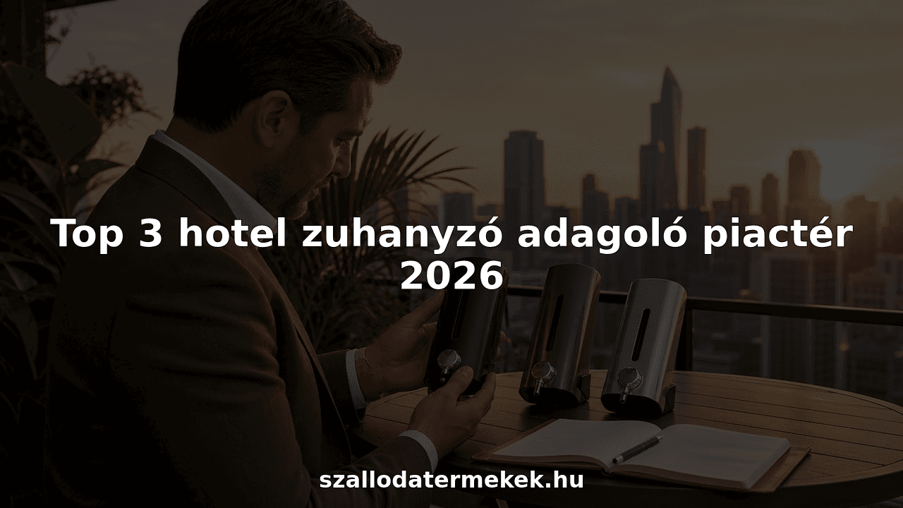 Top 3 hotel zuhanyzó adagoló piactér 2026